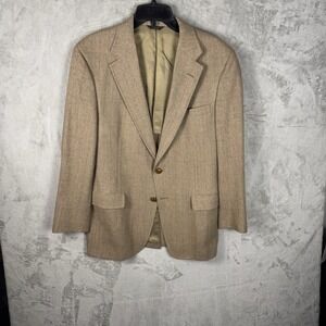 Vintage Hunter‎ Haig Blazer Mens Wool Tweed 2 Button Sport Coat Nailshead USA